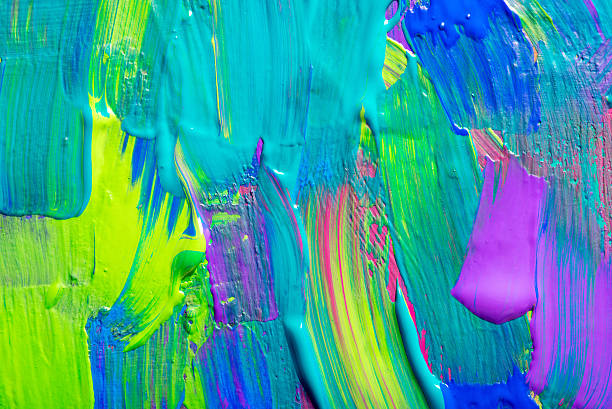 istock Abstract art background. Hand-painted background 502757463
