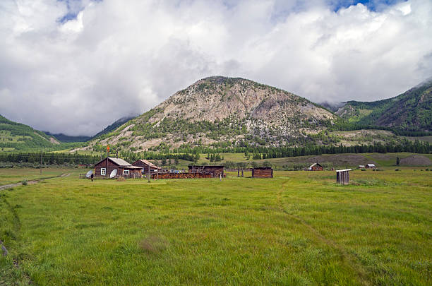 istock Small village in the mountains. 502758055