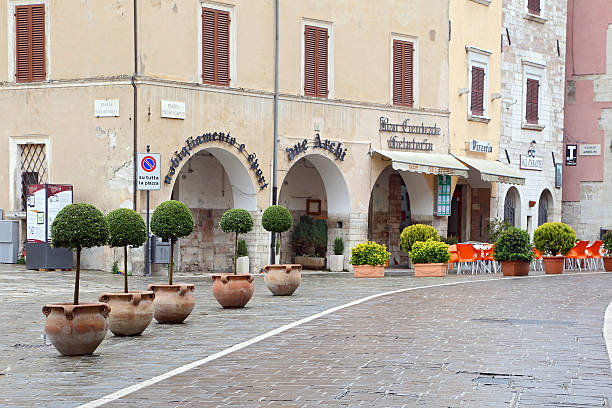 Glimpse of Visso, beautiful village in Macerata - Italy Visso, Italy - May 31, 2014: Glimpse of Visso, beautiful village in the Province of Macerata - Italy on May 31, 2014 macerata italy stock pictures, royalty-free photos & images