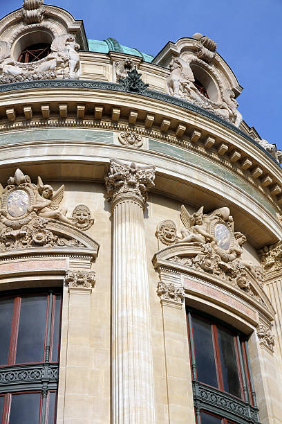 intricate de torreta - opera garnier european culture vertical tourist fotografías e imágenes de stock