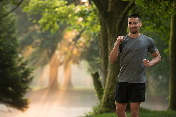 istock Fitness Model Running Outdoors Trying Weight Loss 502759278