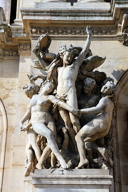 baile apollo - opera garnier european culture vertical tourist fotografías e imágenes de stock