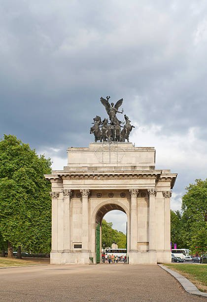 istock Wellington Arch in London, England 502765544