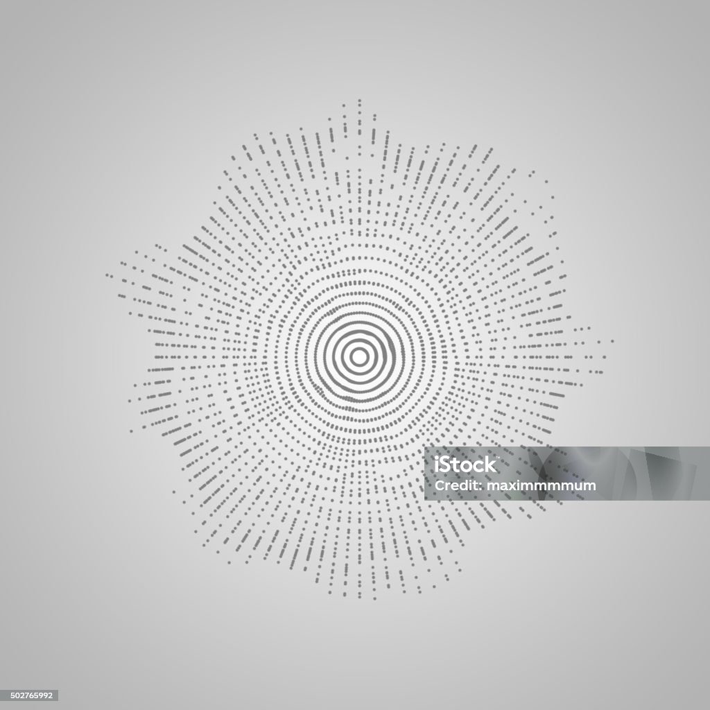 Abstract Vector Shape Of Particles Array Stock Illustration - Download ...