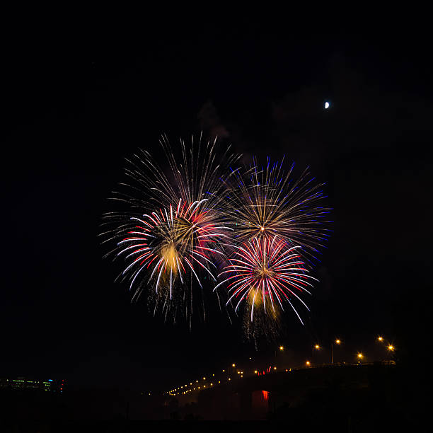 istock Firework Background - 4th July Independence day celebration 502776634
