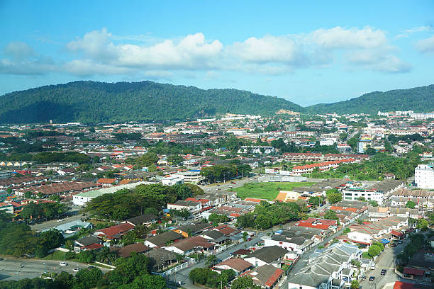 city skyline at kuantan , malaysia