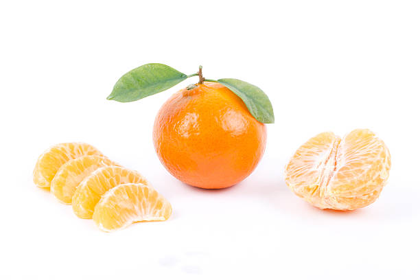 istock Tangerine with leaves and slices 502781744