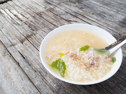 Porridge, pork Porridge (congee)