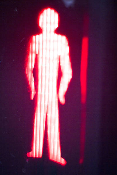 istock Red man traffic pedestrian stop sign light 502784142