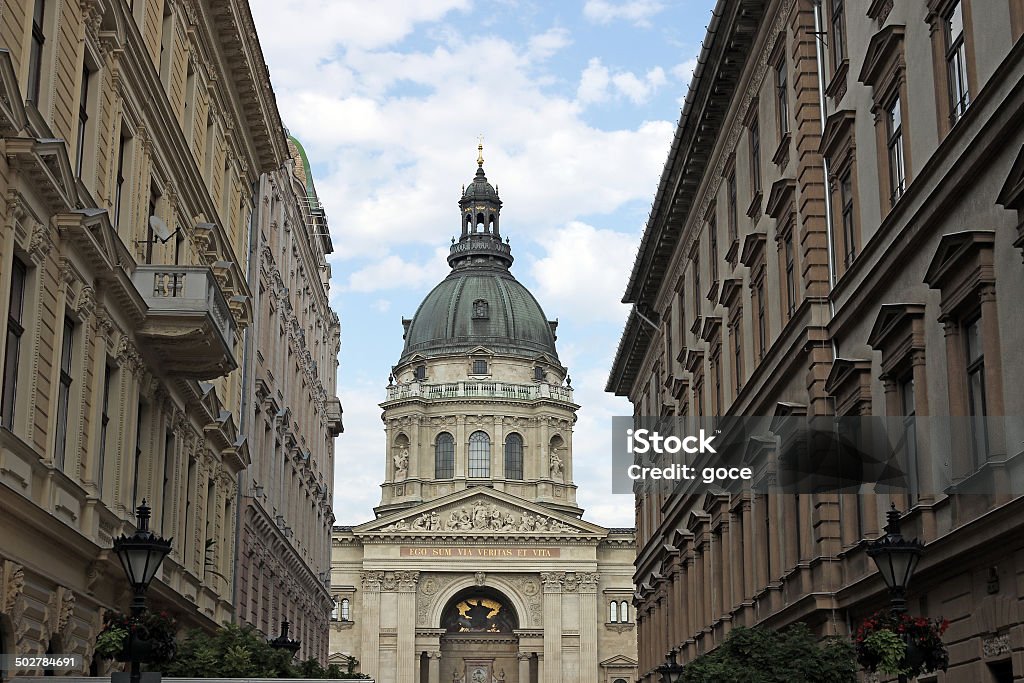 Saint Stephen's Basilica Budapest Hungary Architectural Dome Stock Photo