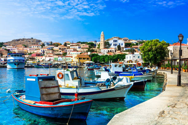 istock Beautiful Chalki,Greece. 502784818