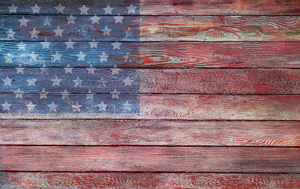 istock American vintage wooden flag 502784929