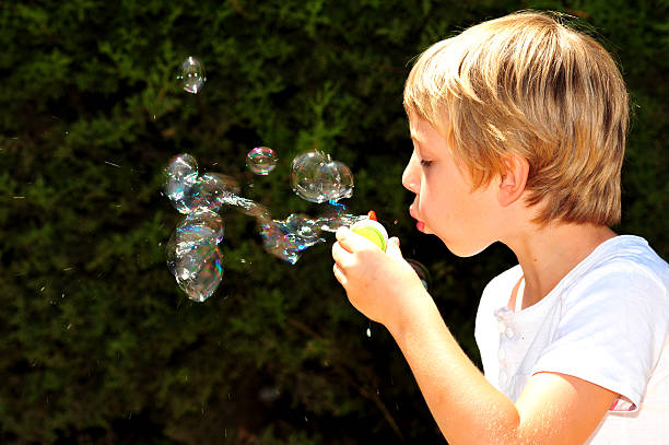 Kid At Play stock photo