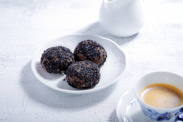 istock Almond cookies with chocolate 502785064