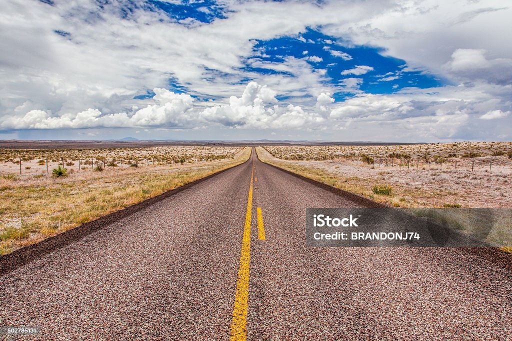 A estrada sem - Royalty-free Texas Foto de stock