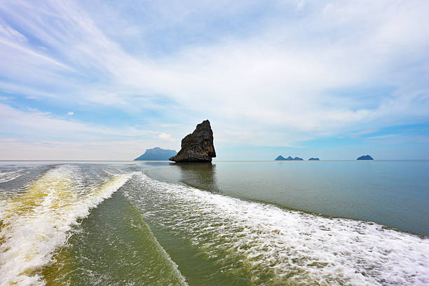istock Boat trip in the gulf 502785328