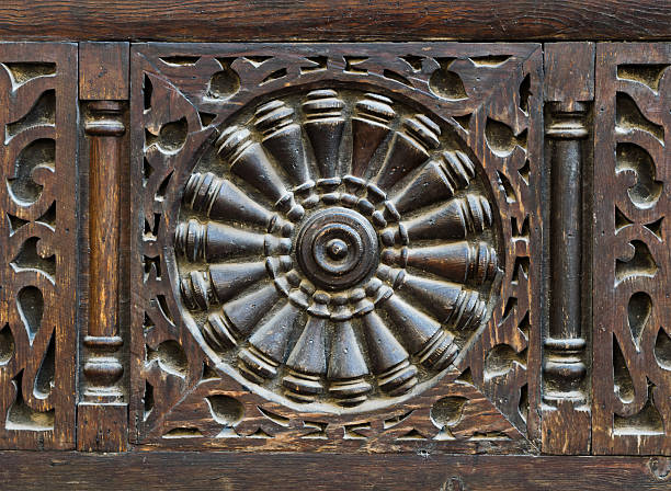 istock Interleaved wooden ornaments (Arabisk) unit 502785922