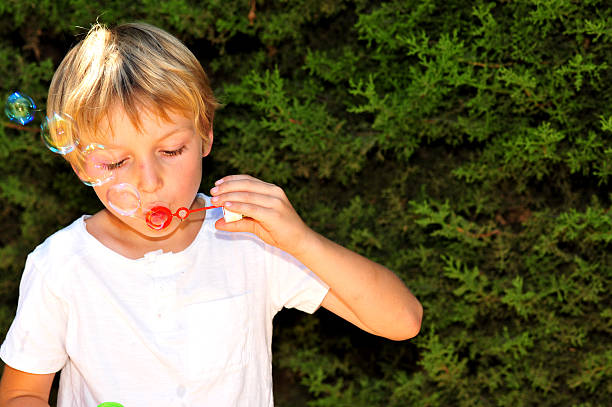 Kid At Play stock photo