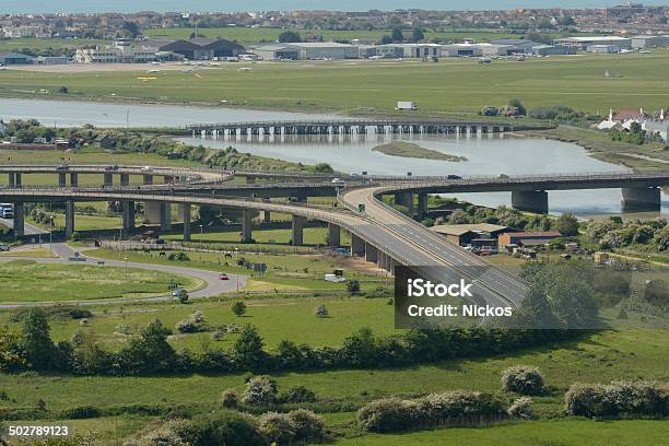 Airport At Shoreham Sussex England Stock Photo - Download Image Now - Airfield, Airport, Airport Runway