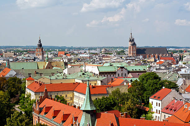 istock Panoramic view of Cracow 502789275