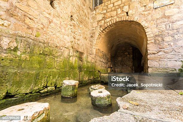 Pool Of Siloam Jerusalem Israel Stock Photo - Download Image Now - Pool of Siloam, Swimming Pool, Tunnel