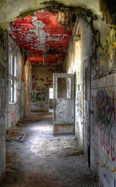 istock Abandoned in a hospital corridor 502790259