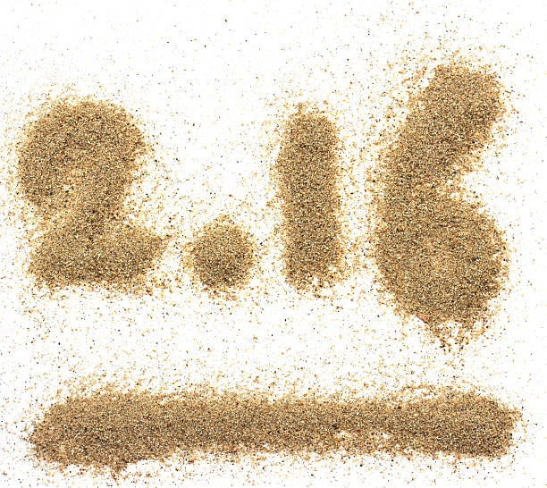 istock 2016 text for sand and  for new year concept background 502790306