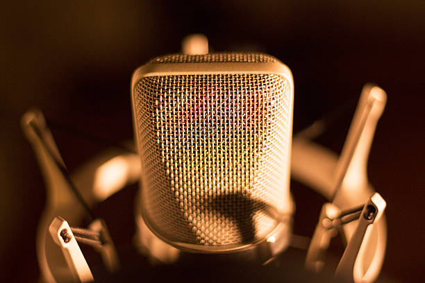 istock Audio recording vocal studio voice microphone 502790720