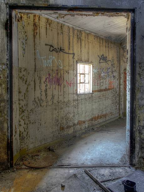 istock Old window in a hospital 502790763