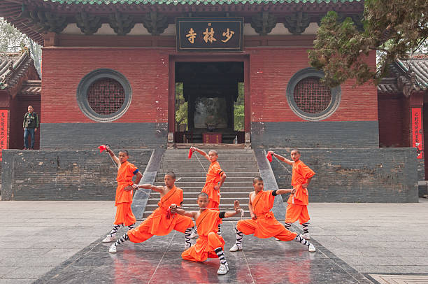 shaolin-tempel - shaolin stock-fotos und bilder