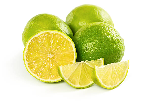 istock Fresh ripe limes isolated 502791827