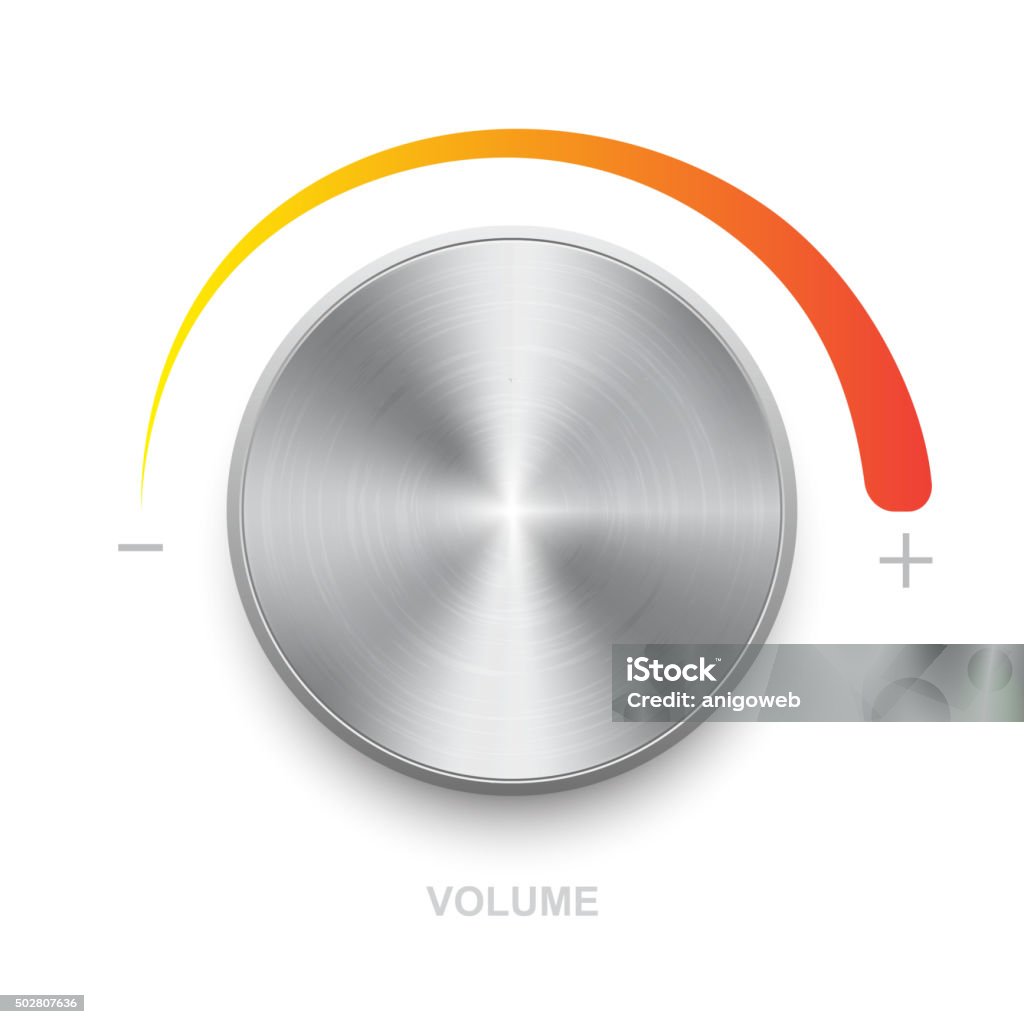 Volume Control Vector Image Vector Volume Control Stock Illustration - Download Image Now ...