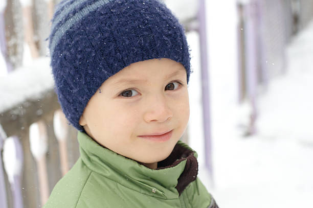 istock Boy portrait at winter 502809514