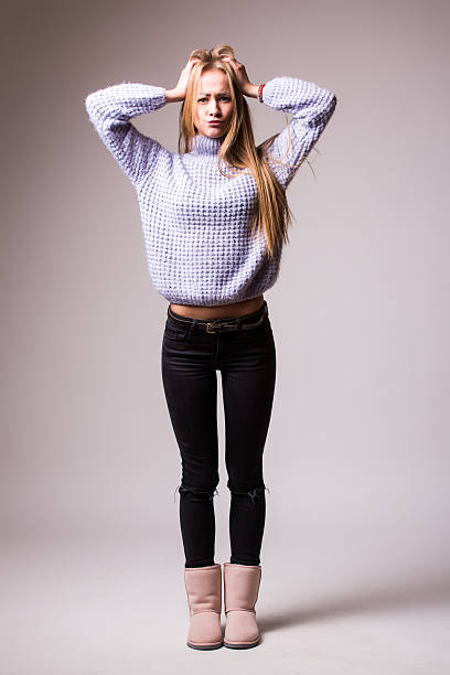 istock Happy Young Beautiful girl with different emotions. 502809728