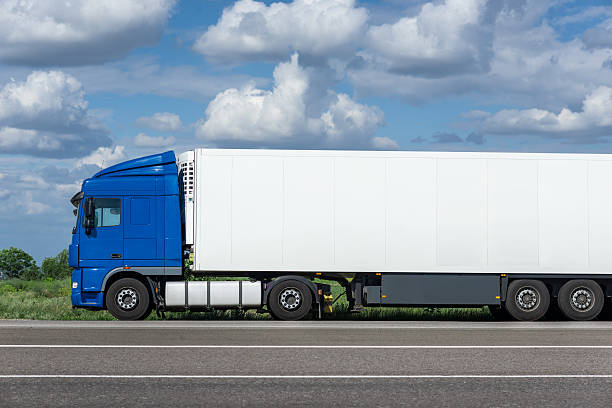istock white truck on road 502813703