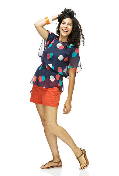 istock Cheerful woman looking away 502814279