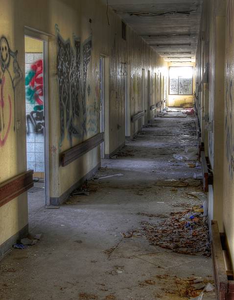 istock Corridor in a hospital 502814343