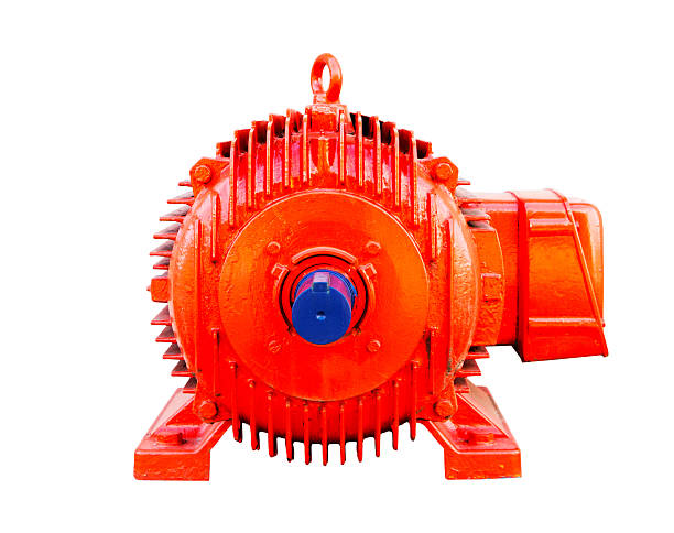 istock Electric motor isolated on white background 502816119