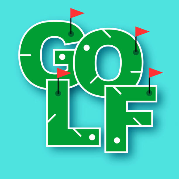 ilustrações, clipart, desenhos animados e ícones de mini golfe - bogey