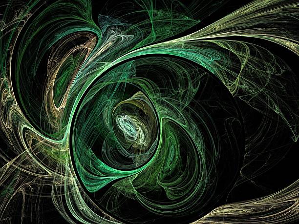 istock Digital Fractal on Black 502818427