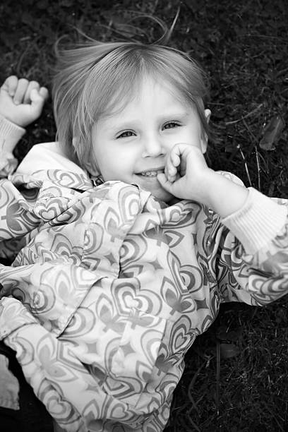 istock Little girl is happy and playing 502818579