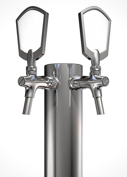 istock Beer Tap Dual Isolated 502819602