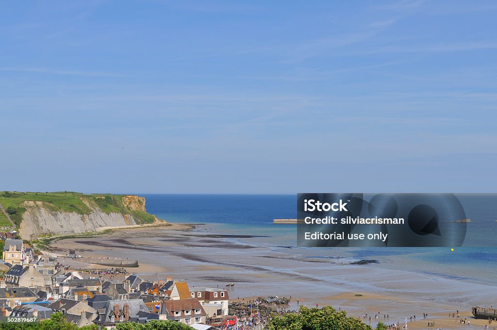 D-Day célébrations dans Arromanches - Photo de Arromanches libre de droits