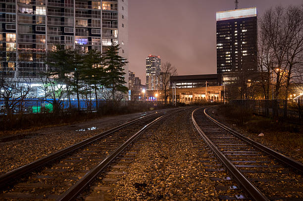 istock Wet Railroad Tracks 502819866