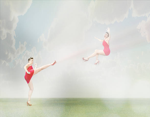istock woman kick herself on hair 502820611