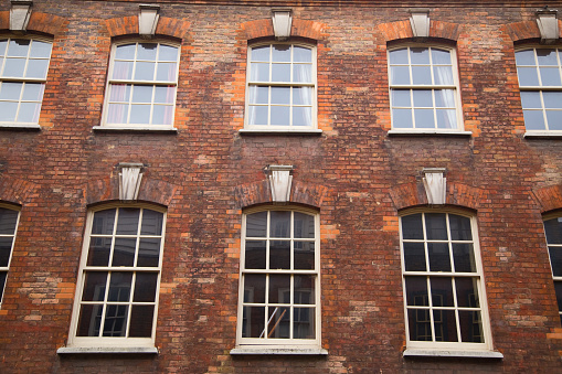 Cambridge college windows.