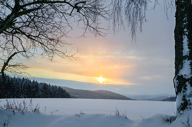 istock Winter-Landscape at sunset, HDR 502839220