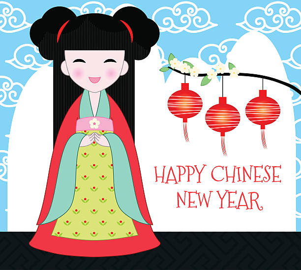 132 Chinese Girl Cartoon Pictures Illustrations & Clip Art - iStock