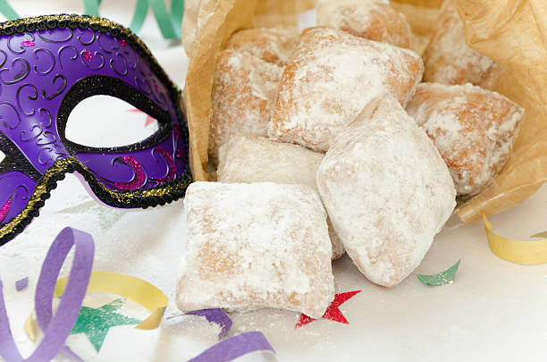 istock Traditional New Orleans beignets served for Mardi Gras 502839956