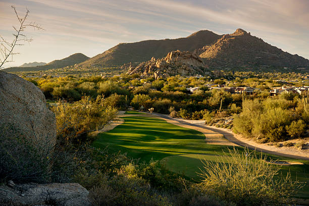 アリゾナ、スコッツデール、フェニックス、米国 - beauty beauty in nature golf beautiful ストックフォトと画像